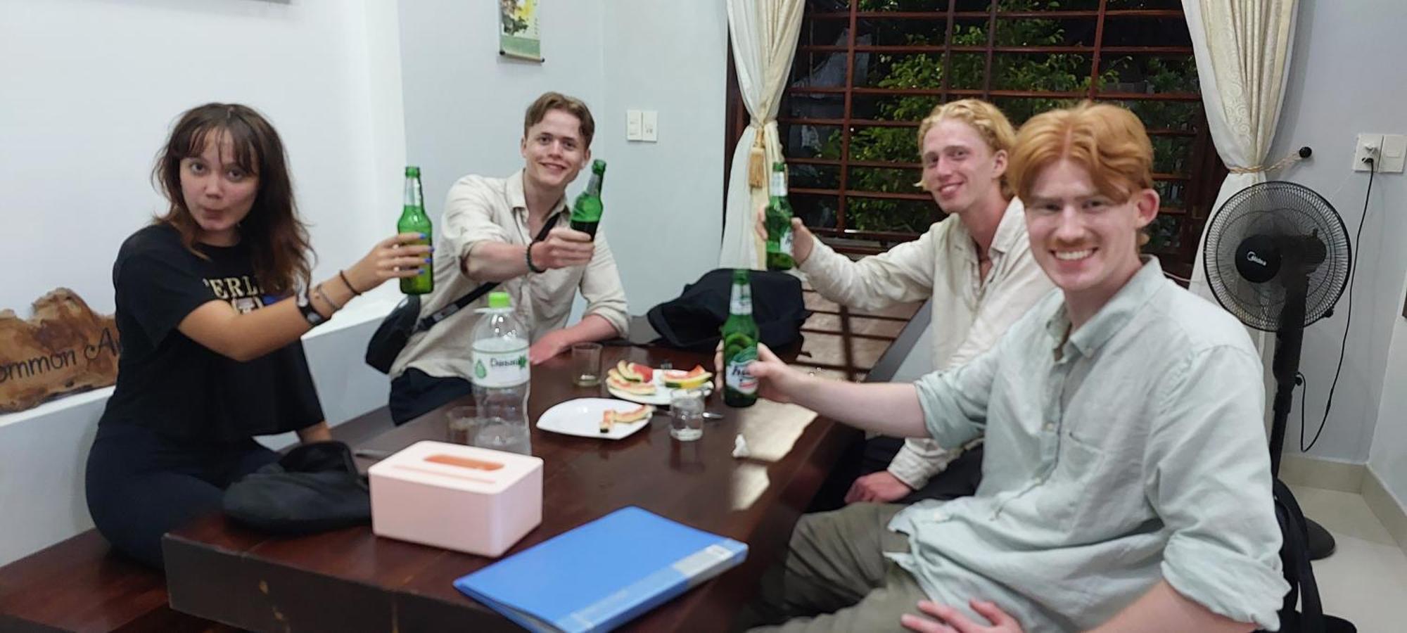 Melody Riverside Homestay Thon Truong Giang Exteriör bild